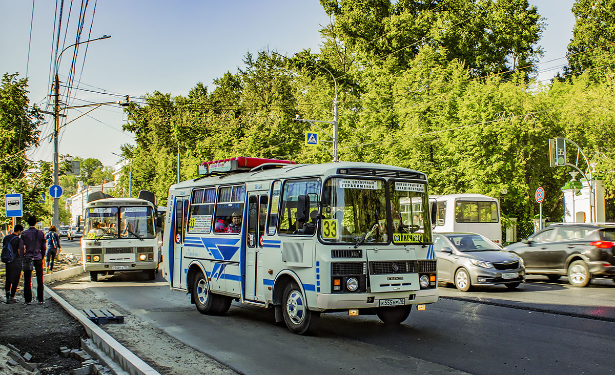 Томская область, ПАЗ-32054 № К 555 НР 70