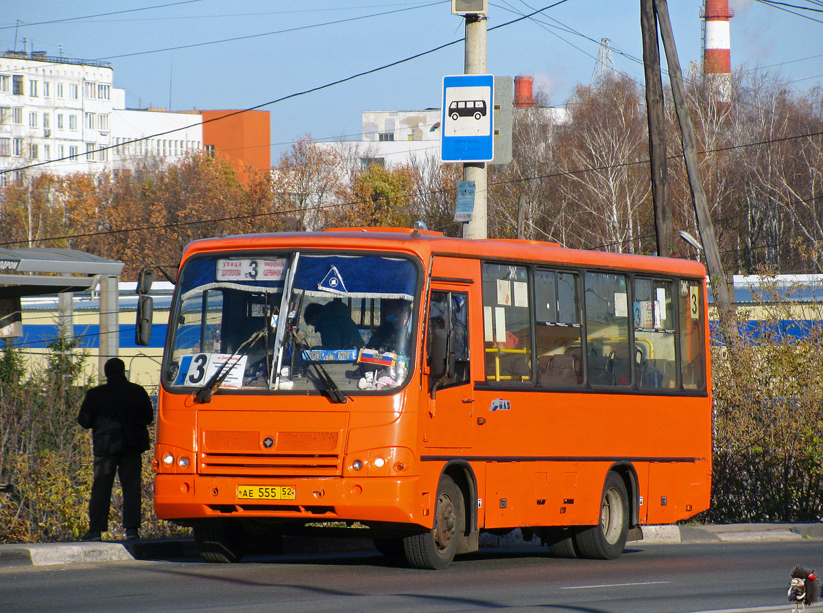 Нижегородская область, ПАЗ-320402-05 № АЕ 555 52