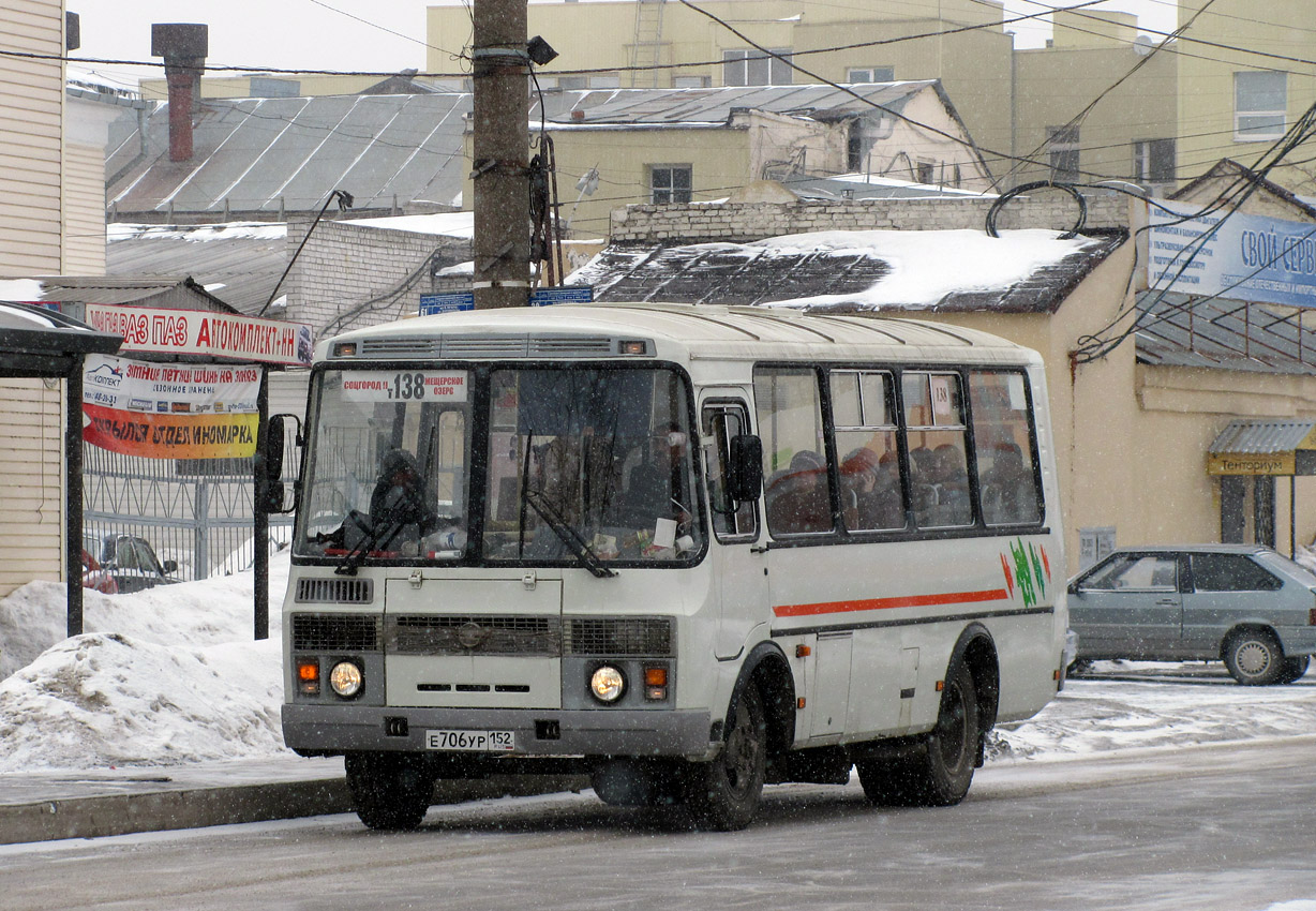 Нижегородская область, ПАЗ-32054 № Е 706 УР 152