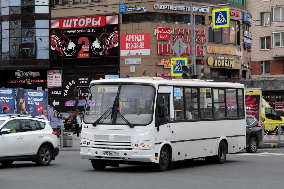 Санкт-Петербург, ПАЗ-320412-05 № 7845