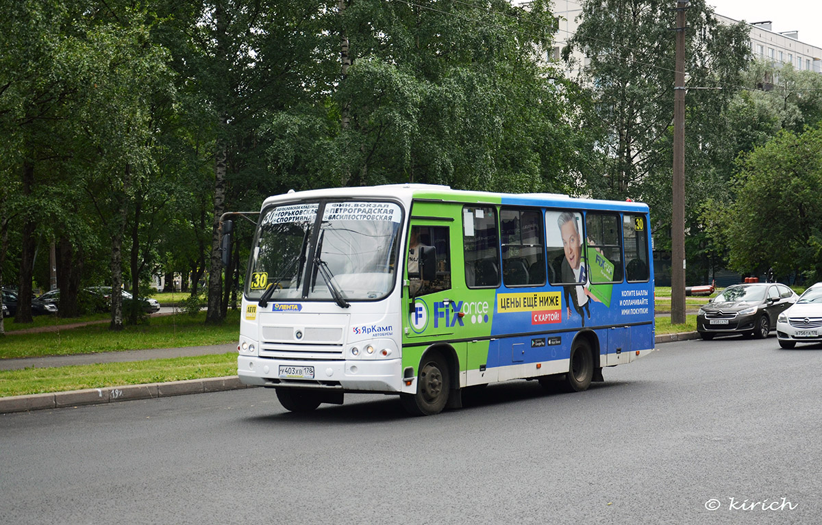 Санкт-Петербург, ПАЗ-320402-05 № У 403 ХВ 178