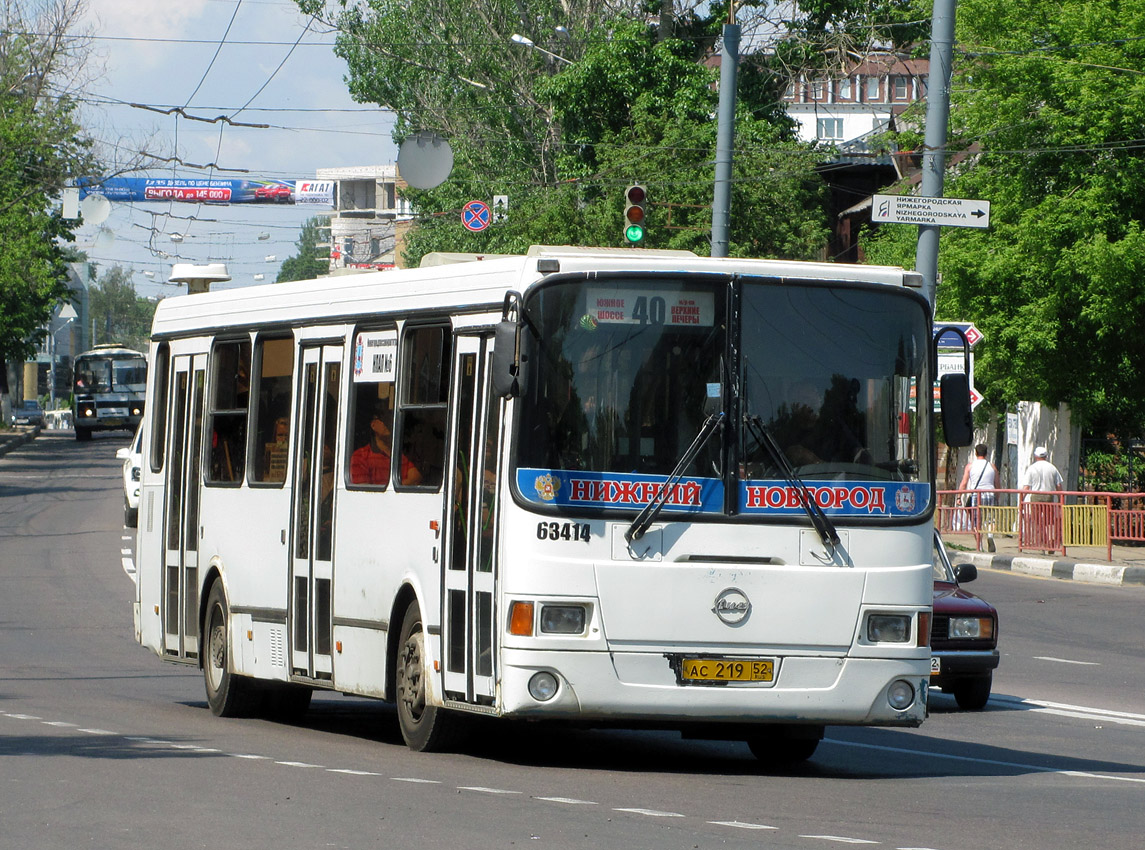 Нижегородская область, ЛиАЗ-5293.00 № 63414