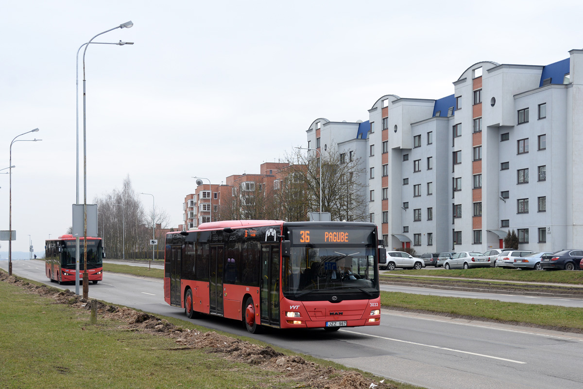 Литва, MAN A21 Lion's City NL273 № 3033