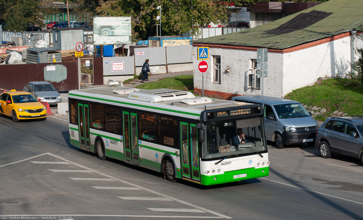 Москва, ЛиАЗ-5292.22 (2-2-2) № 040597