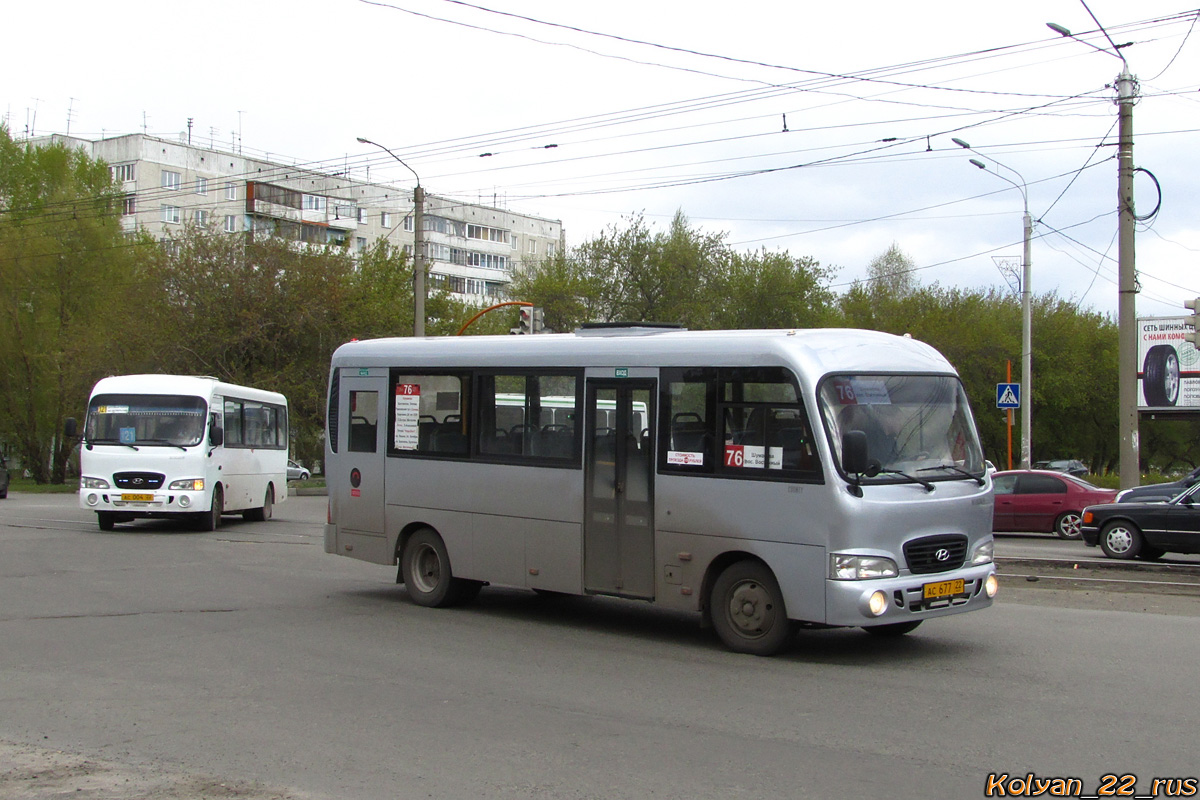 Алтайский край, Hyundai County LWB (ТагАЗ) № АС 677 22