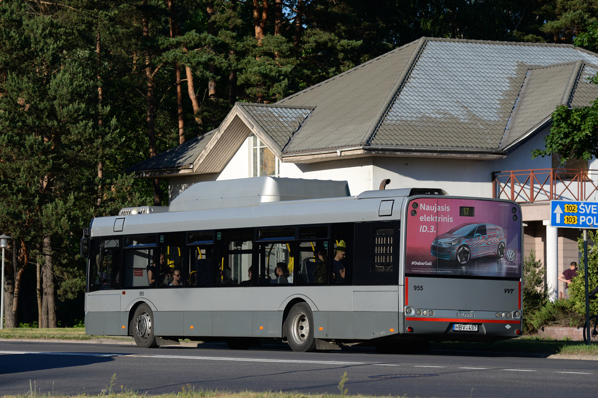 Литва, Solaris Urbino III 12 CNG № 955