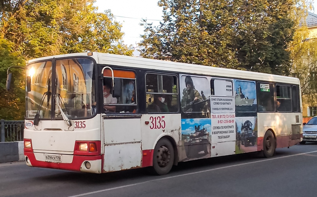 Вологодская область, ЛиАЗ-5256.25 № 3135