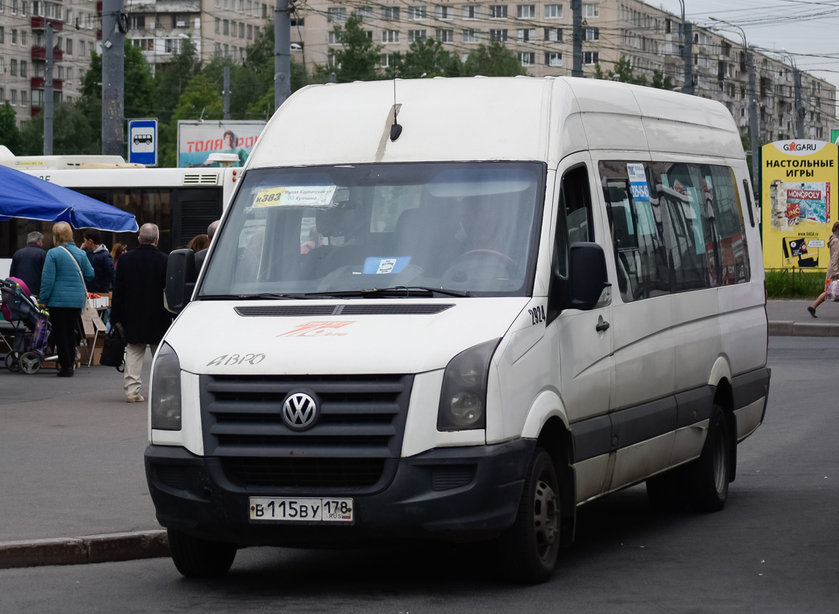 Санкт-Петербург, БТД-2219 (Volkswagen Crafter) № 2924