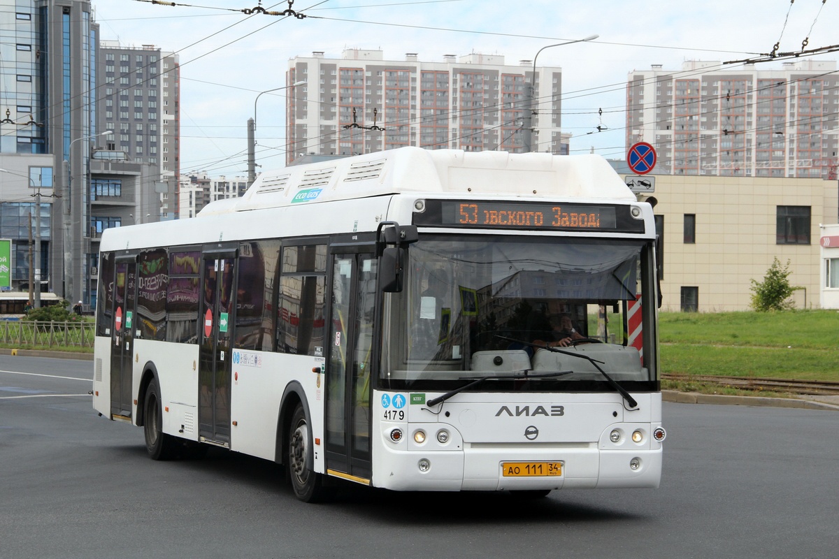 Санкт-Петербург, ЛиАЗ-5292.67 (CNG) № 4179