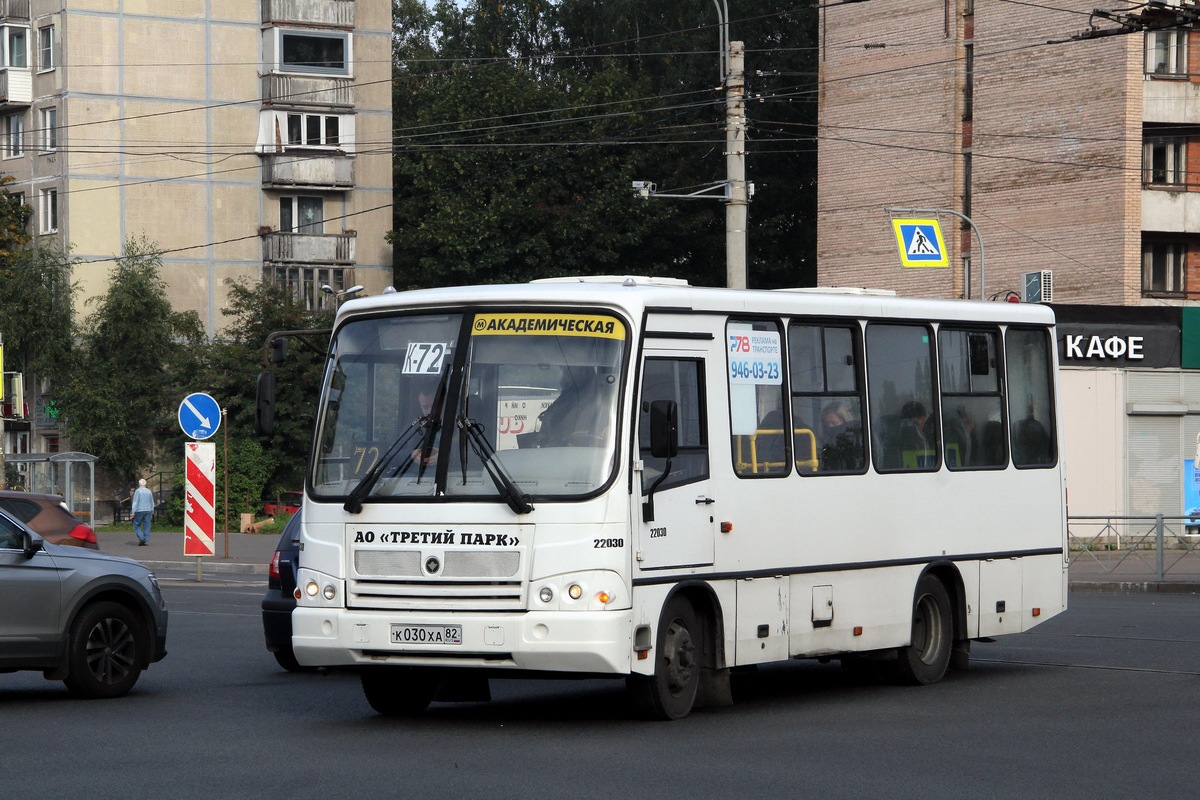 Санкт-Петербург, ПАЗ-320402-05 № К 030 ХА 82