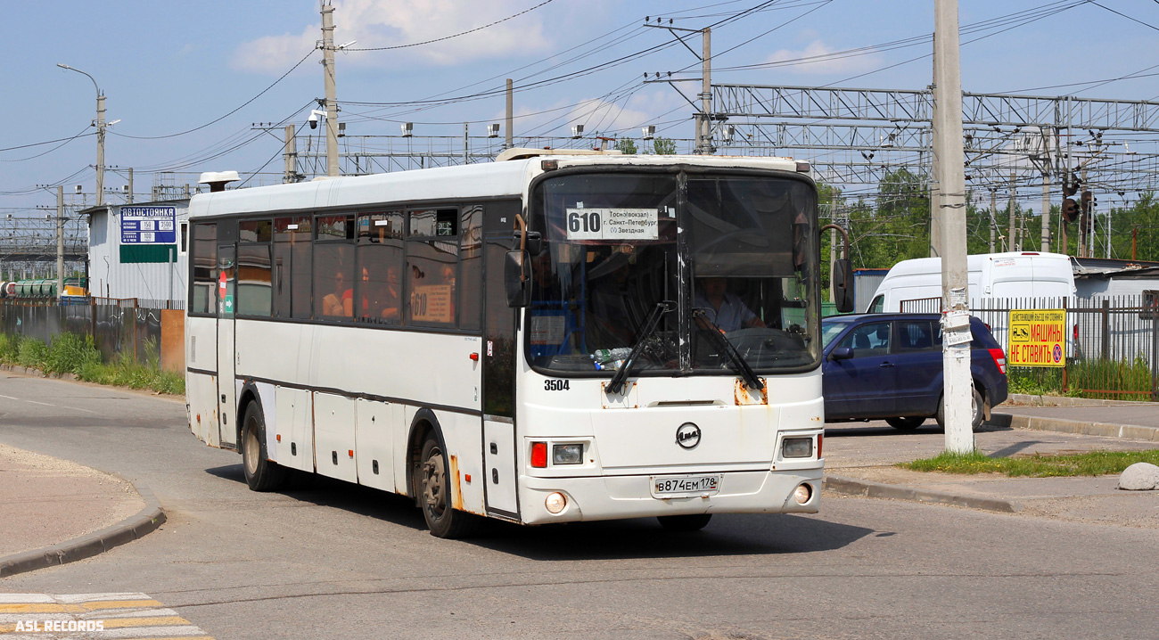 Ленінградська область, ЛиАЗ-5256.58 № 3504