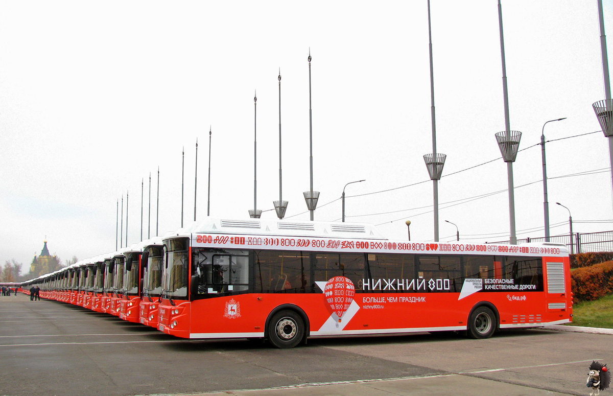 Obwód niżnonowogrodzki — Presentation buses LiAZ-5292.67, 4 november 2020