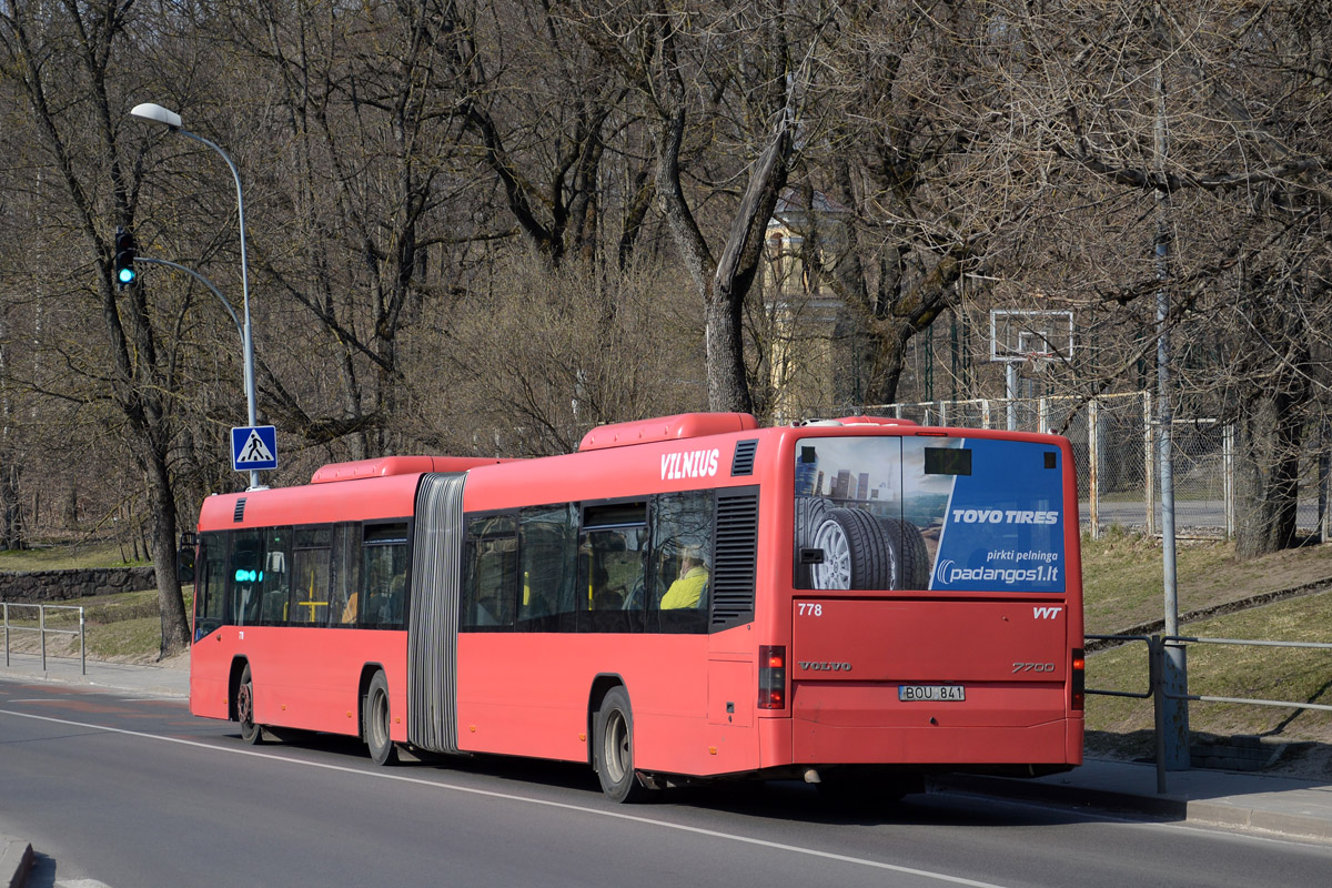 Літва, Volvo 7700A № 778