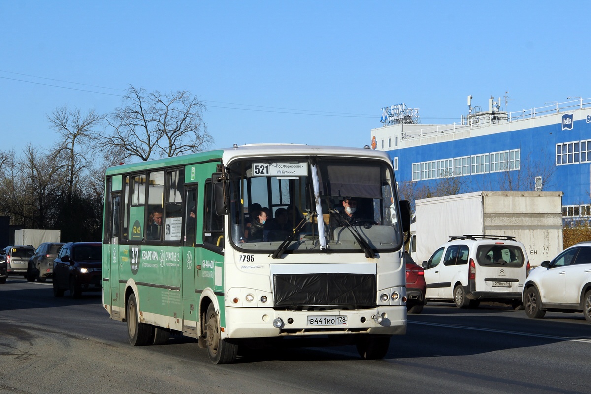 Санкт-Петербург, ПАЗ-320412-05 № 7795