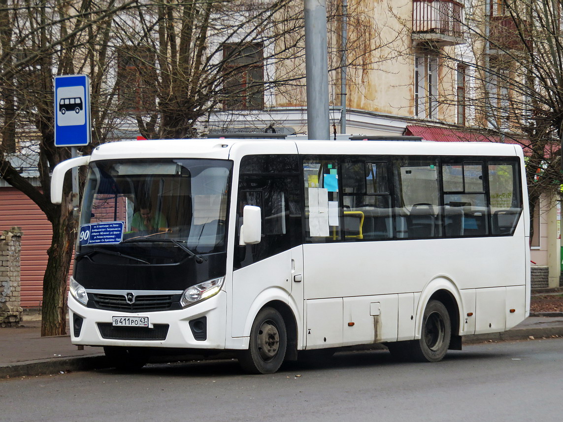 Кировская область, ПАЗ-320405-04 "Vector Next" № В 411 РО 43