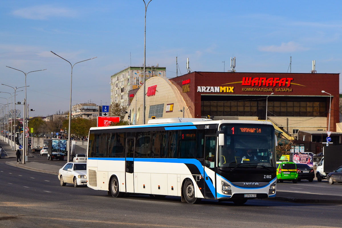 Астана, IVECO Crossway LINE 13M (СарыаркаАвтоПром) № Z002