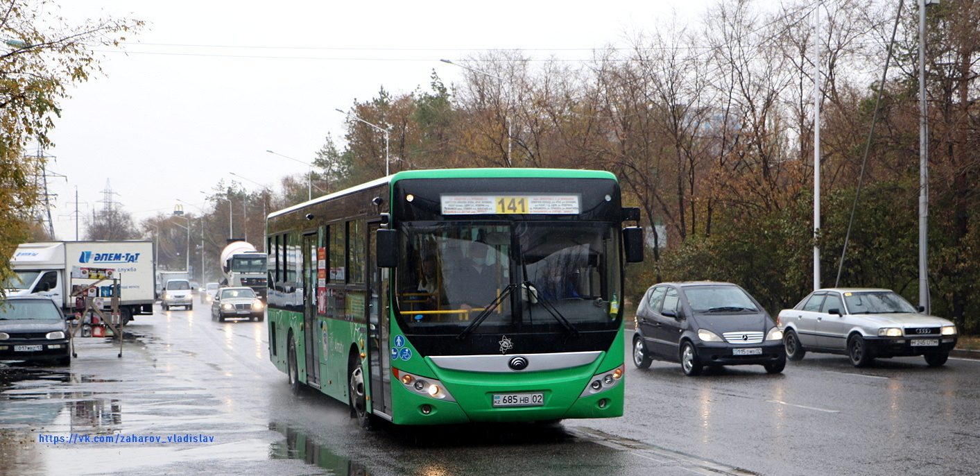 Алматы, Yutong ZK6118HGA № 685 HB 02