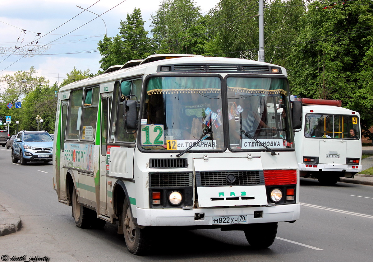 Томская область, ПАЗ-32054 № М 822 ХН 70