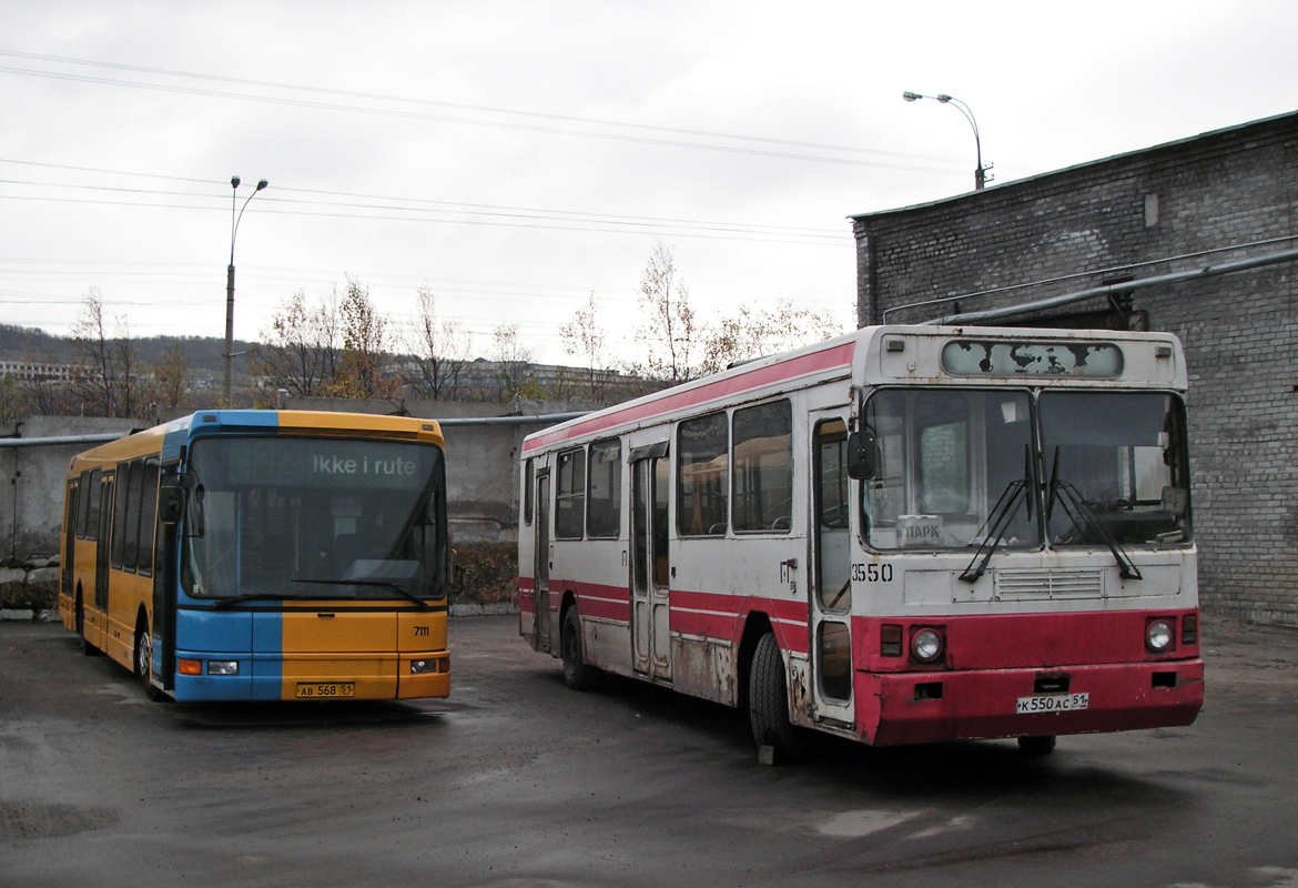Murmanszki terület, DAB Citybus 15-1200C sz.: 2968; Murmanszki terület, MARZ-52661 sz.: 3550