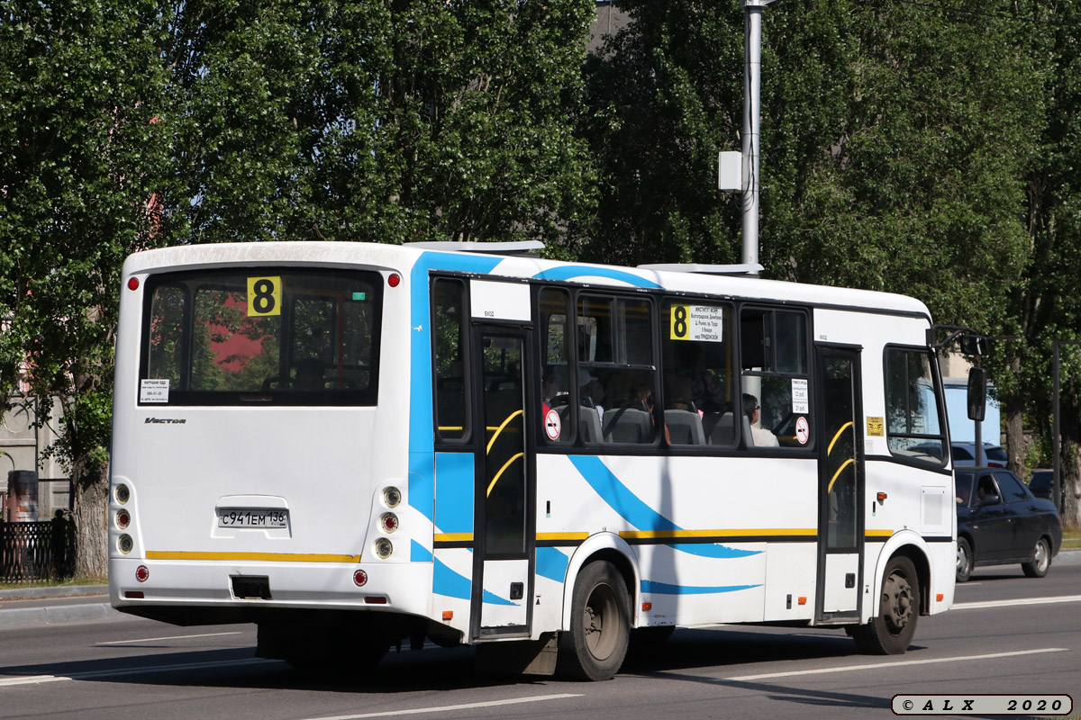 Воронежская область, ПАЗ-320412-04 "Вектор" № С 941 ЕМ 136