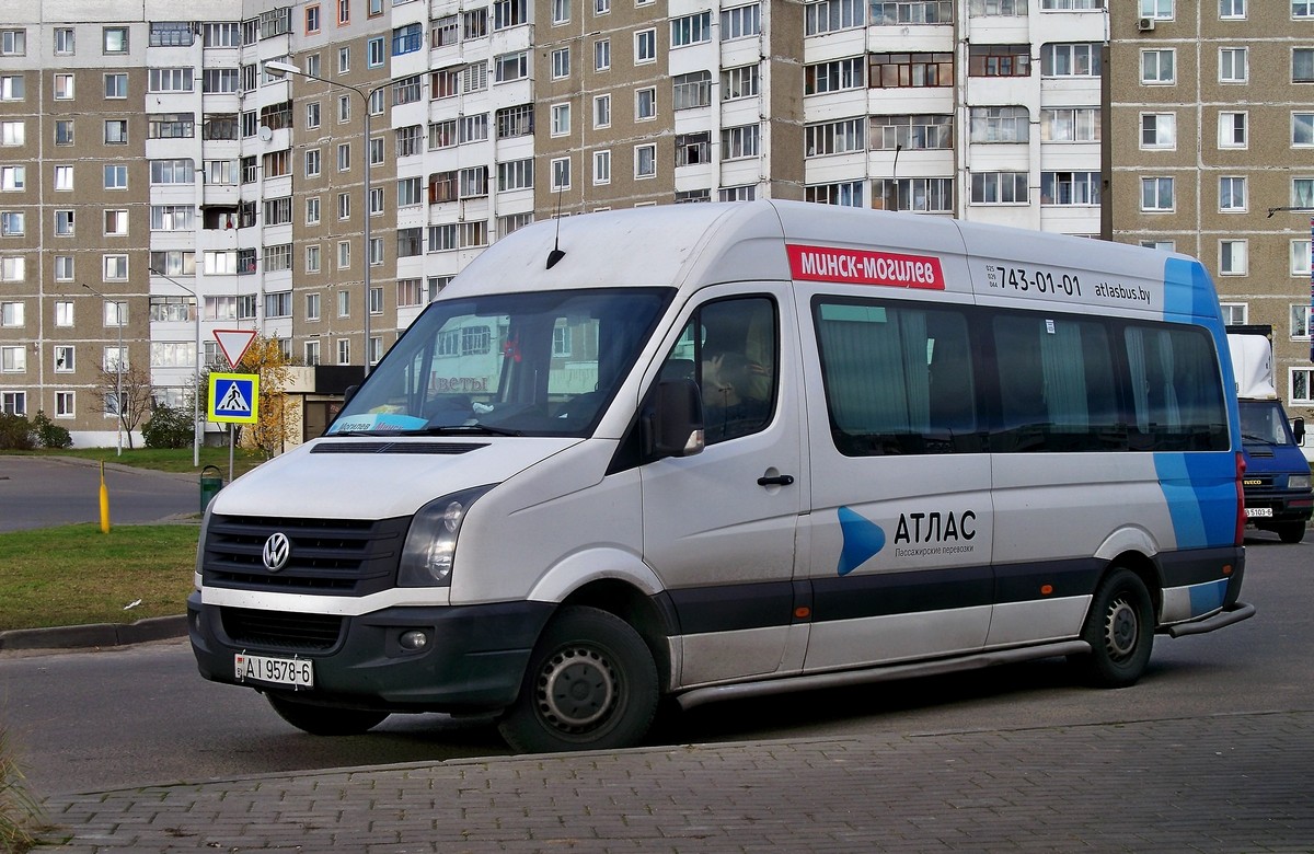 Могилёвская область, Volkswagen Crafter № АІ 9578-6 — Фото — Автобусный  транспорт