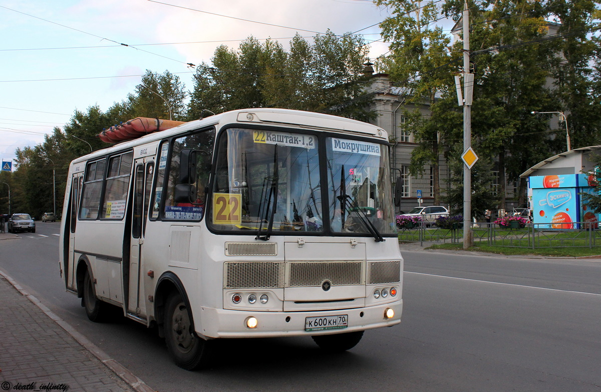 Томская область, ПАЗ-32054 № К 600 КН 70