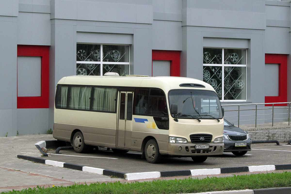 Москва, Hyundai County Deluxe № Р 176 ХМ 177