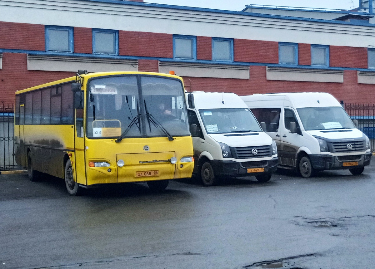 Удмуртия, КАвЗ-4238-05 № ОА 068 18; Удмуртия, Луидор-223700 (Volkswagen Crafter) № ОА 449 18; Удмуртия, Луидор-22370D (Volkswagen Crafter) № СА 060 18