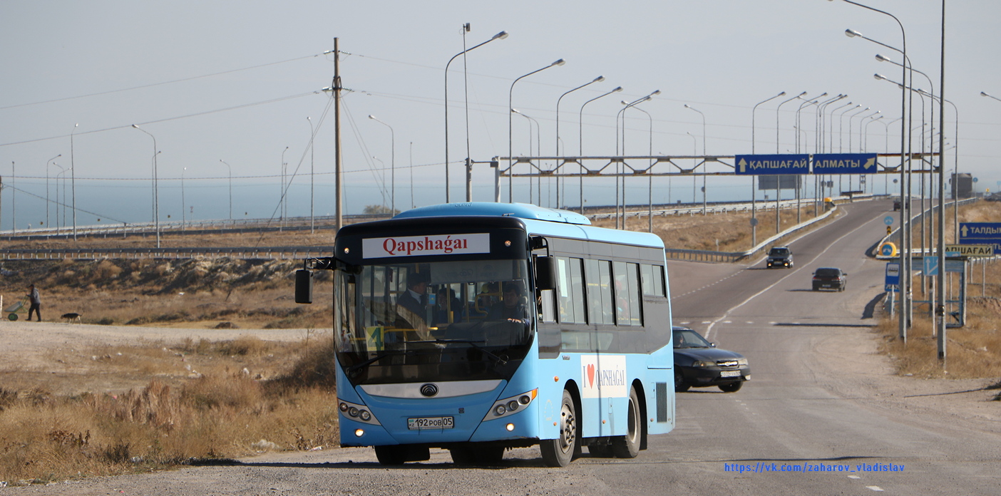 Алматинская область, Yutong ZK6775HG1 № 192 POB 05