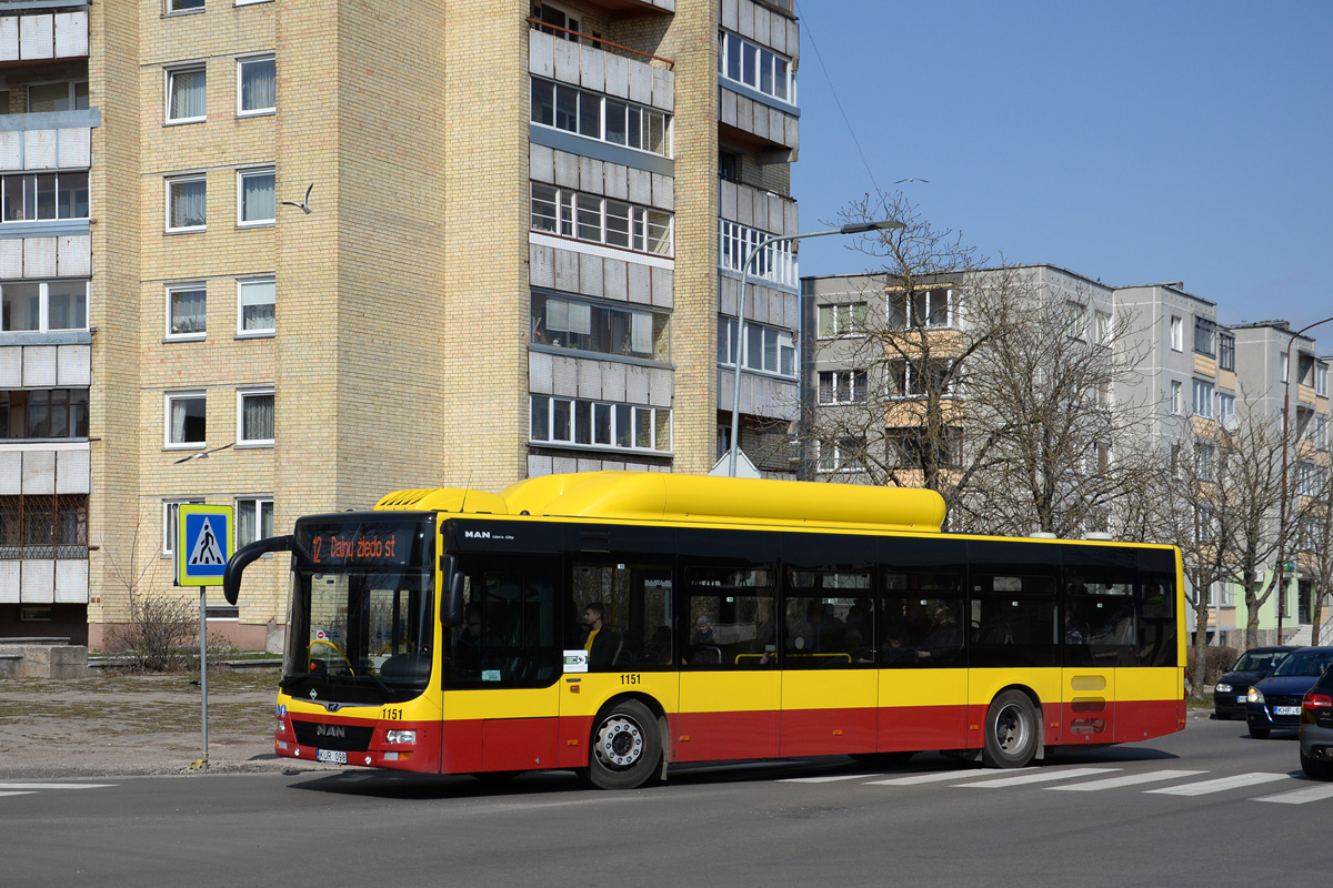 Литва, MAN A21 Lion's City NL273 CNG № 1151