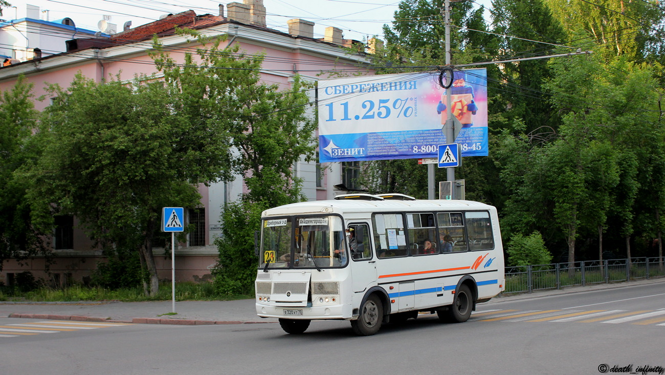 Томская вобласць, ПАЗ-32054 № Е 320 ХТ 70