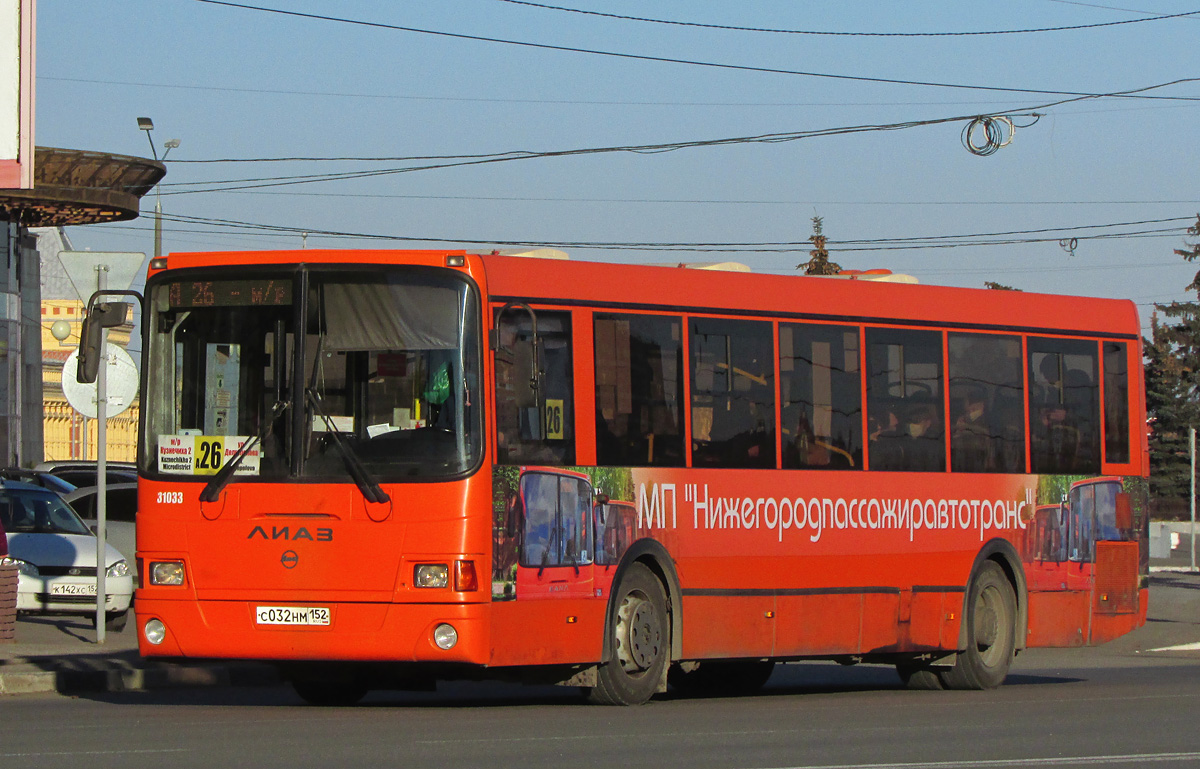 Нижегородская область, ЛиАЗ-5293.60 № 31033