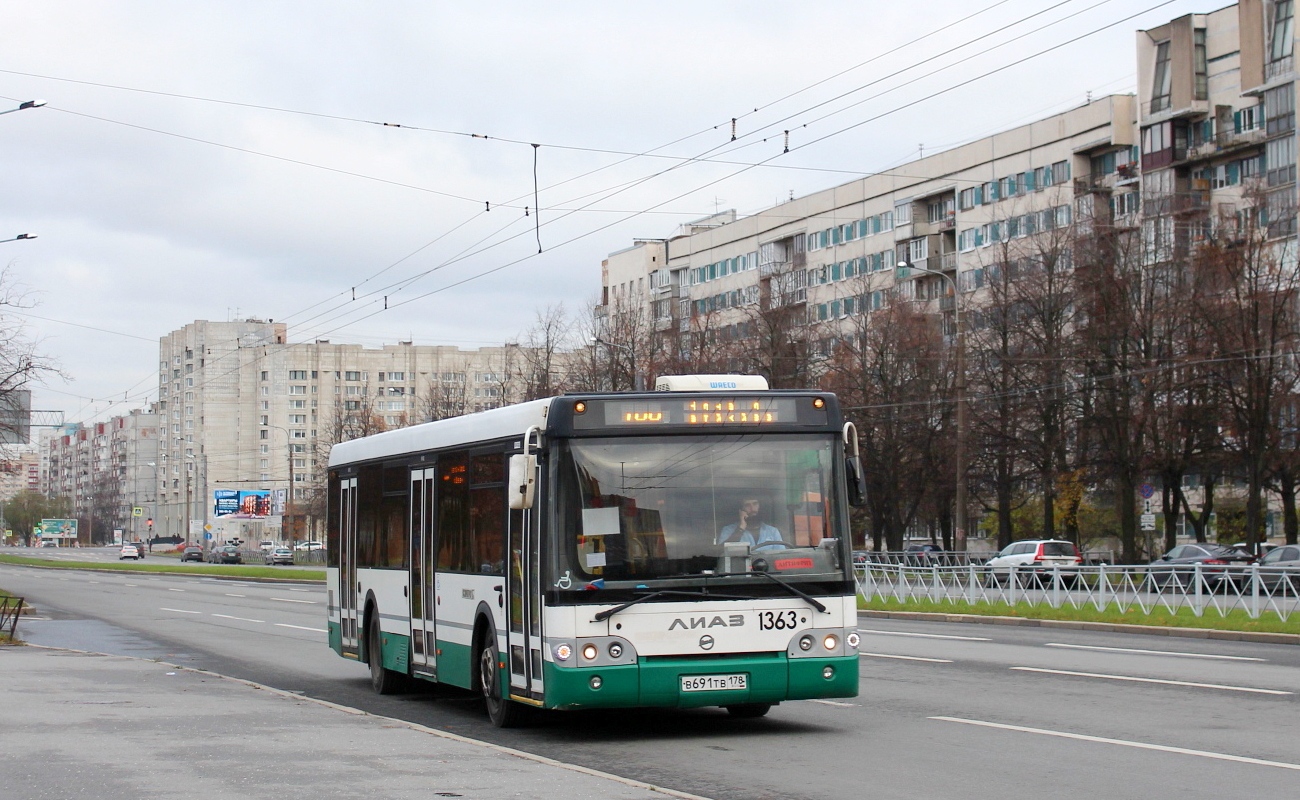 Санкт-Петербург, ЛиАЗ-5292.60 № 1363