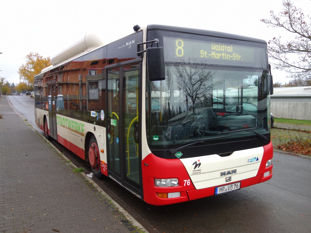 Гессен, MAN A21 Lion's City NL313 CNG № 76