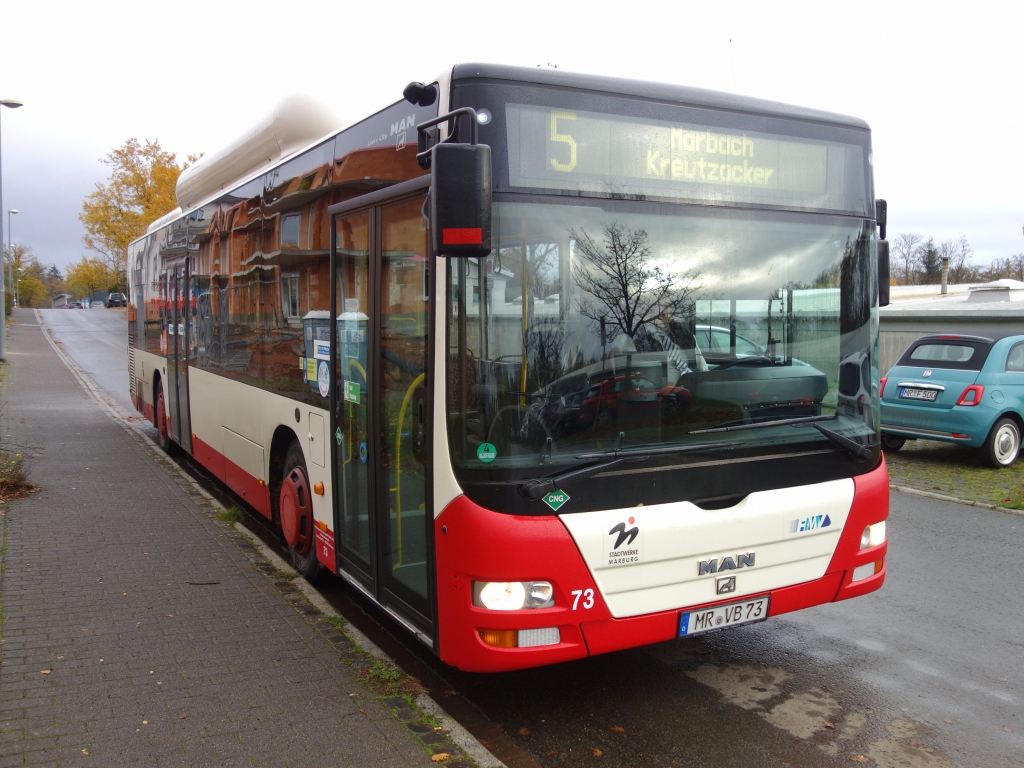 Гессен, MAN A21 Lion's City NL313 CNG № 73