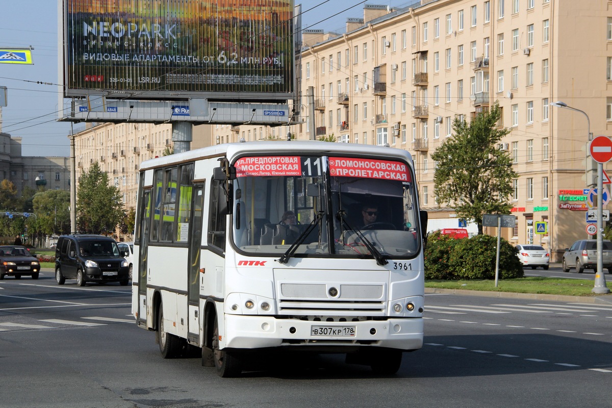 Санкт-Петербург, ПАЗ-320402-05 № n961