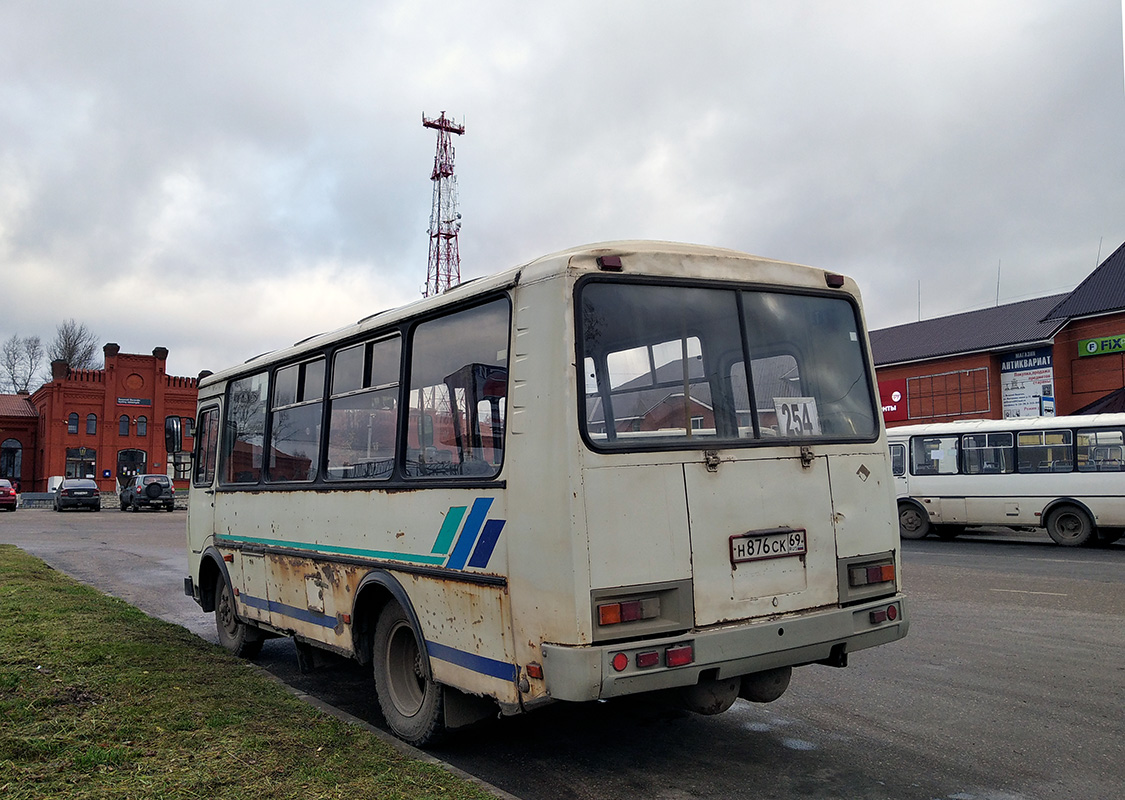 Тверська область, ПАЗ-32053 № Н 876 СК 69