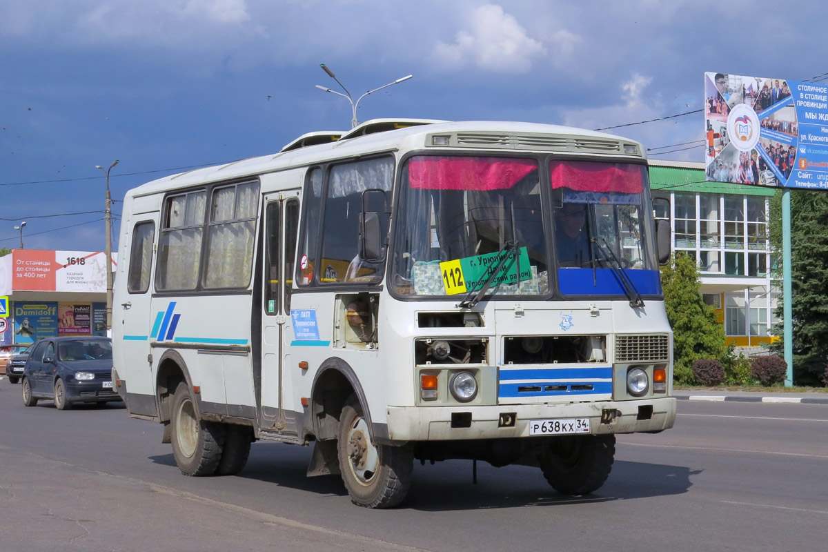 Волгоградская область, ПАЗ-3206-110 № Р 638 КХ 34