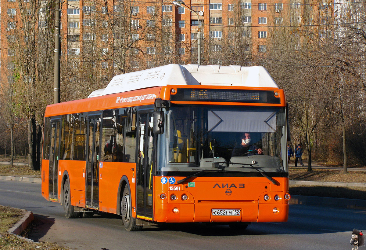 Нижегородская область, ЛиАЗ-5292.67 (CNG) № 15597