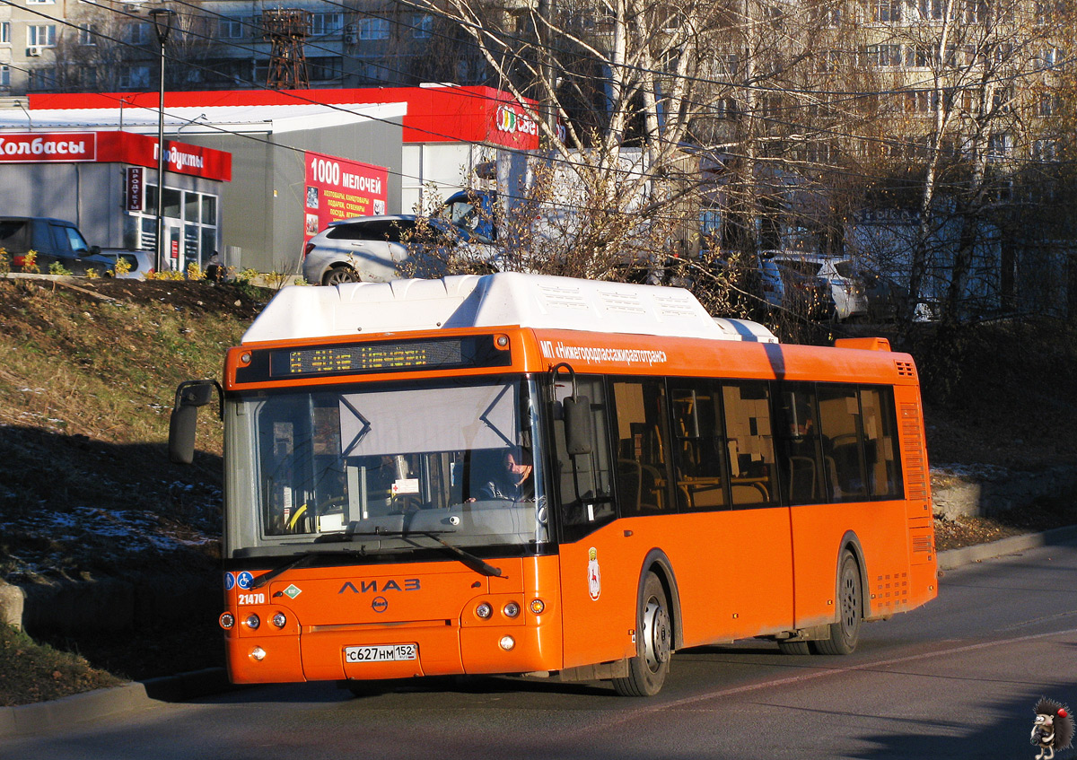 Нижегородская область, ЛиАЗ-5292.67 (CNG) № 21470