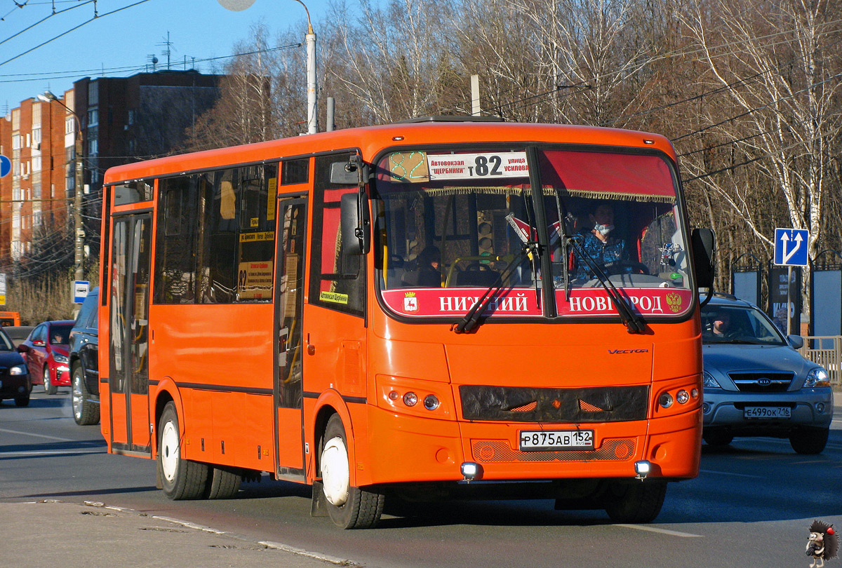 Nizhegorodskaya region, PAZ-320414-04 "Vektor" č. Р 875 АВ 152