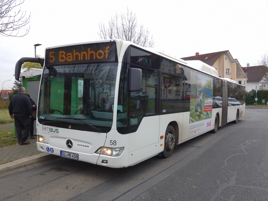 Гессен, Mercedes-Benz O530G Citaro facelift G CNG № 58