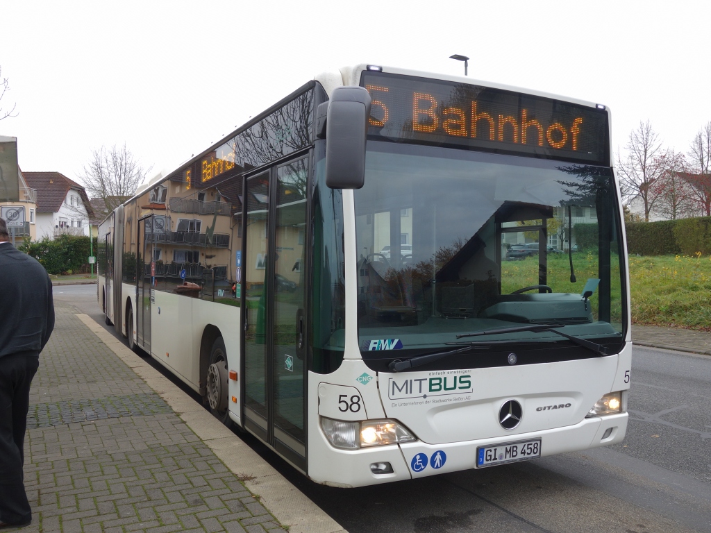 Гессен, Mercedes-Benz O530G Citaro facelift G CNG № 58