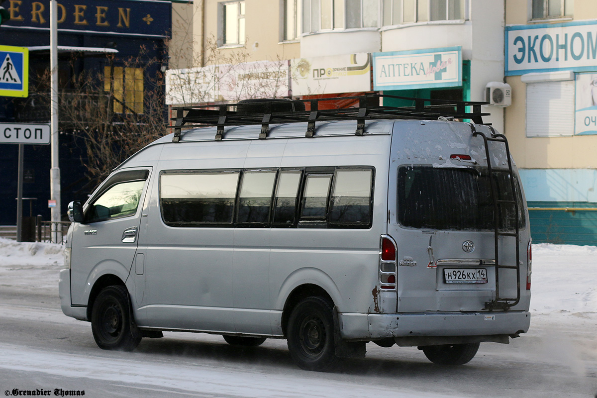 Саха (Якутия), Toyota HiAce TRH223L № Н 926 КХ 14