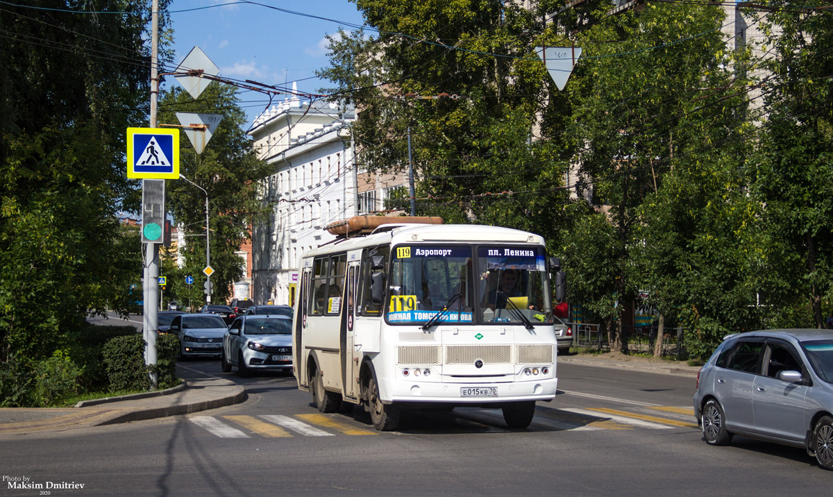 Томская область, ПАЗ-32054 № Е 015 КВ 70