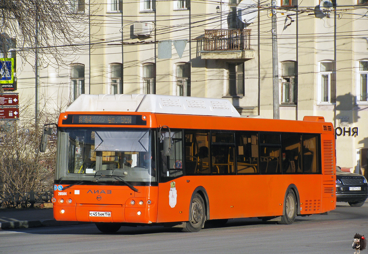 Ніжагародская вобласць, ЛиАЗ-5292.67 (CNG) № 20504