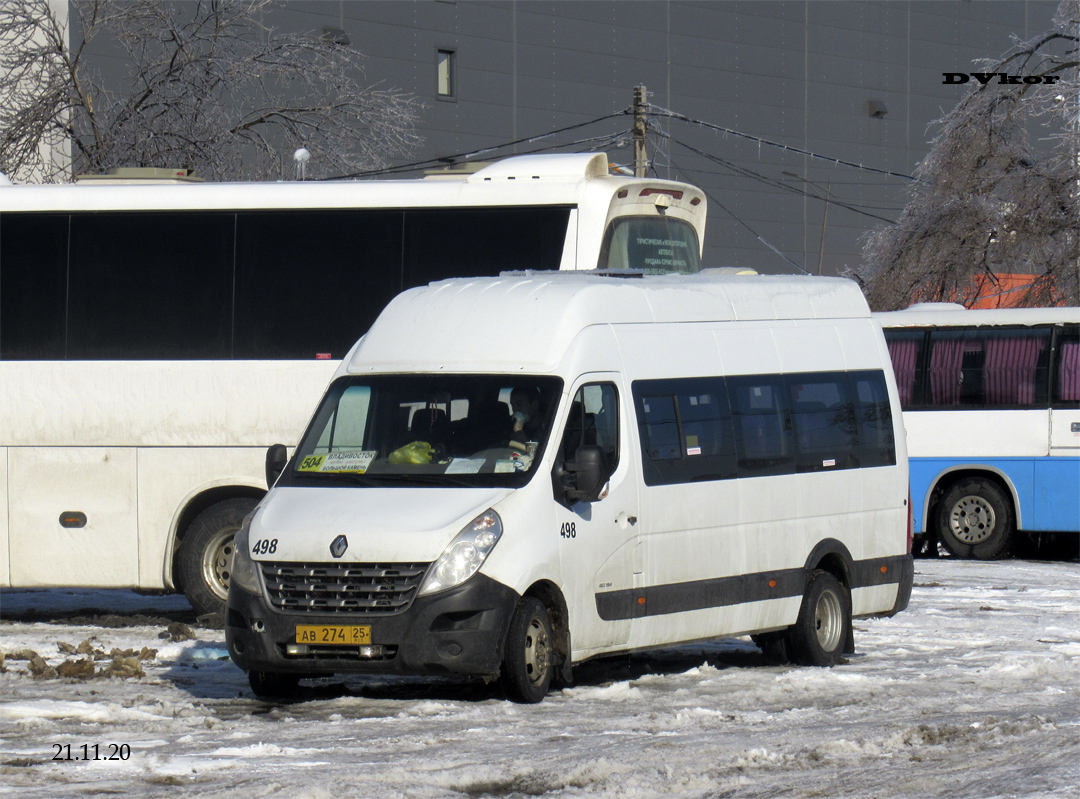 Приморский край, Renault Master (NIAF08, НиАЗ) № 498