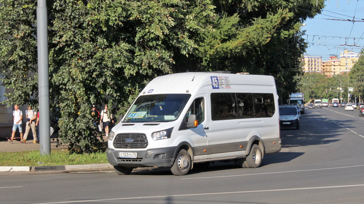 Ярославская область, Ford Transit FBD [RUS] (Z6F.ESG.) № С 123 РО 76