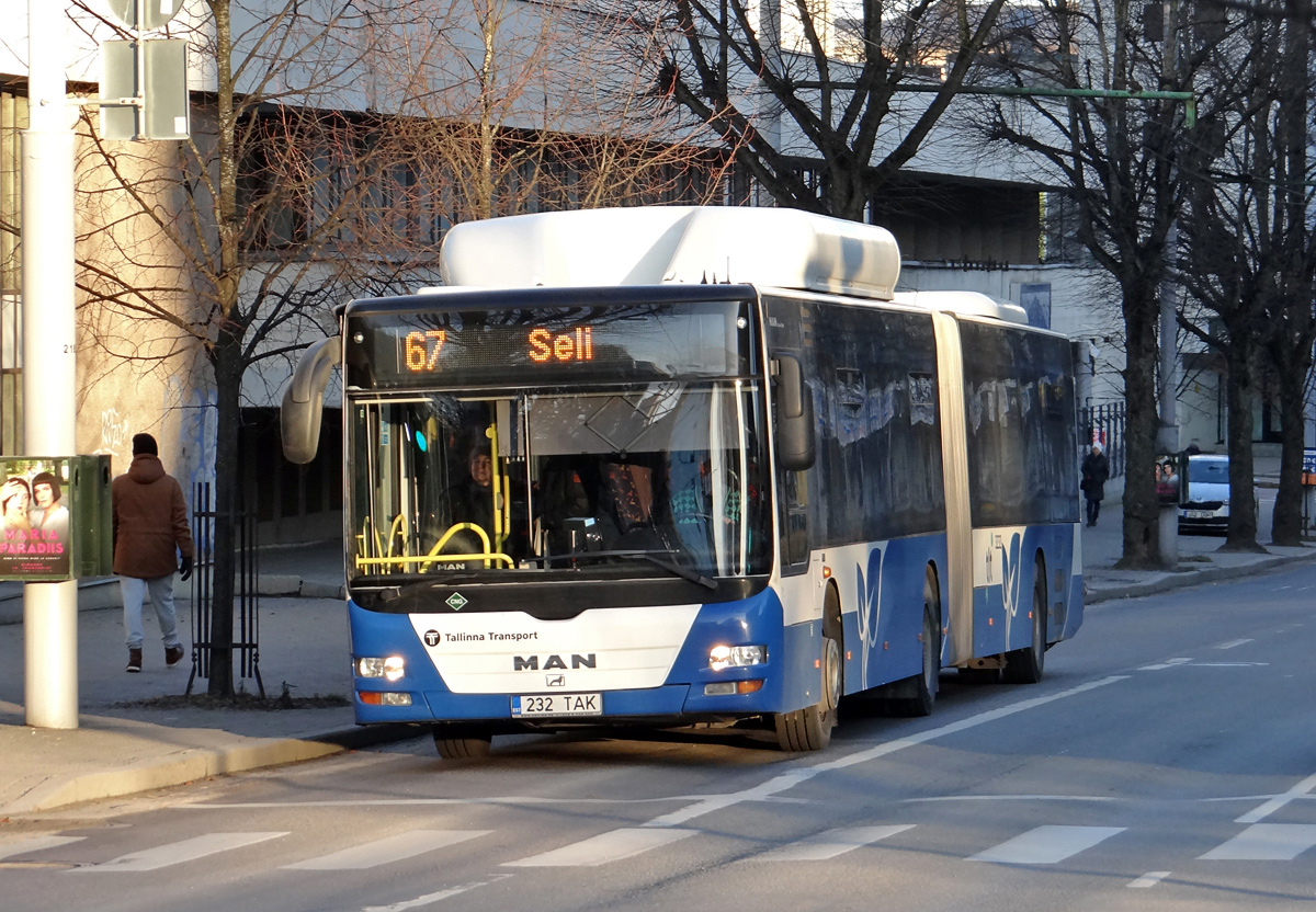 Эстония, MAN A23 Lion's City G NG313 CNG № 3232