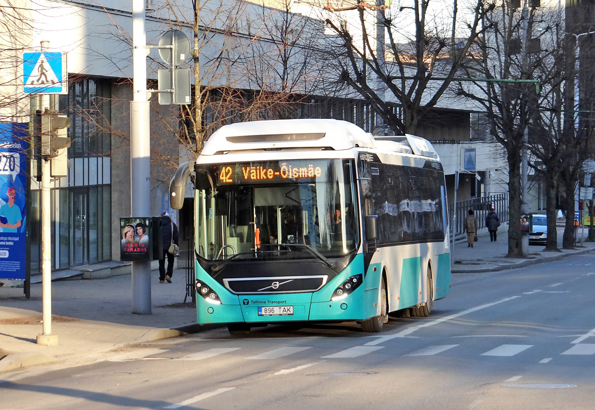 Эстония, Volvo 7900 Hybrid № 2896